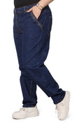Premium Dark Wash Straight-Leg Jeans with Braided Pocket Detail