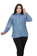Embroidered Light Wash Denim Jacket